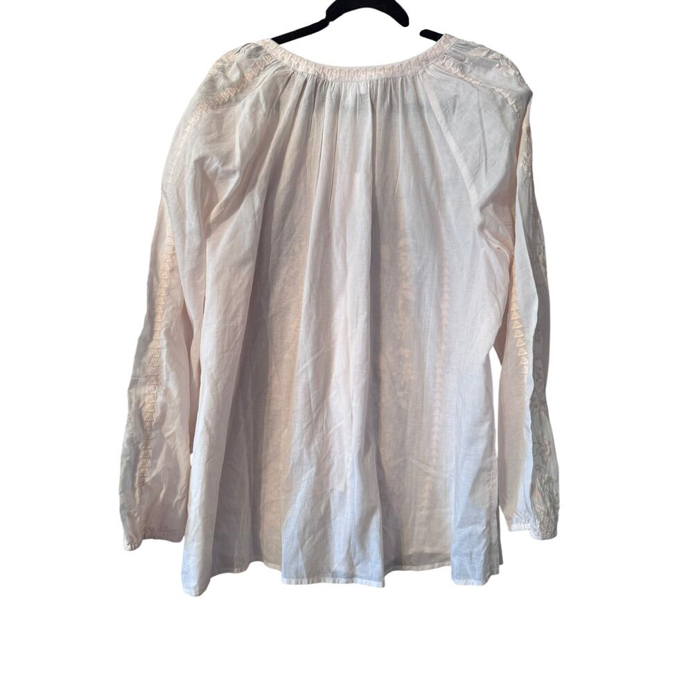 J. Jill Light Blush Embroidered Tunic Top - Picture 5 of 10